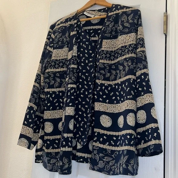 NWOT ALFRED DUNNER BLOUSE - Picture 1 of 5